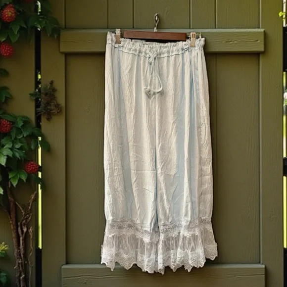 Ice Blue Lacy Pantaloons
